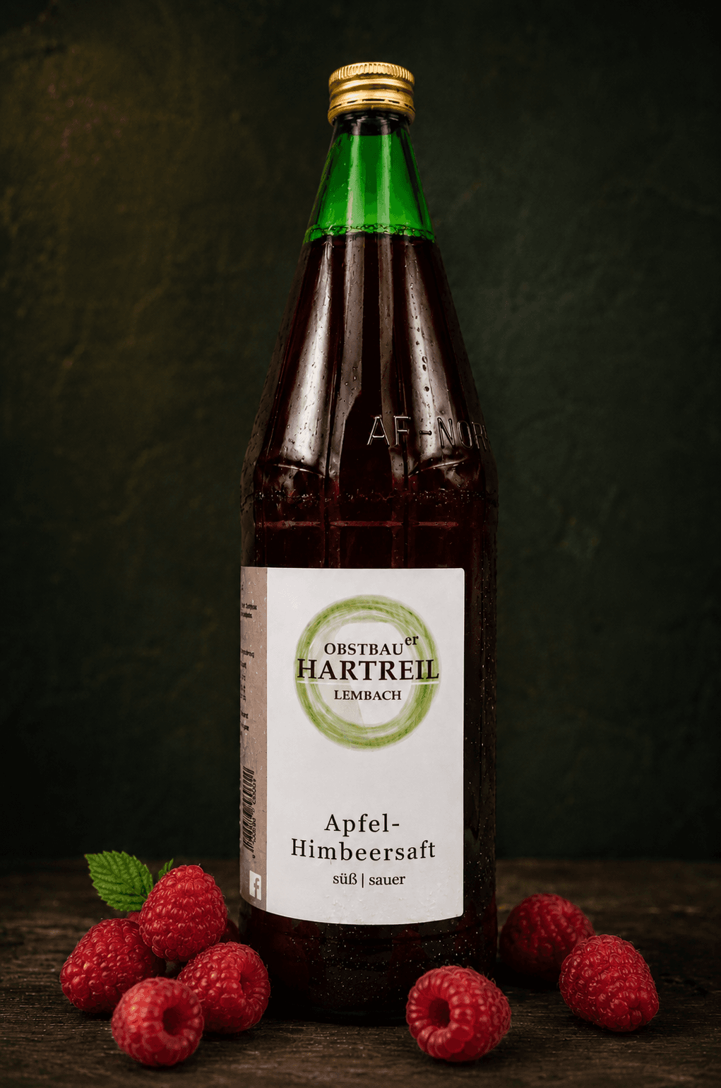 Apfel-Himbeersaft